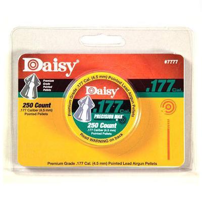 Daisy Precision Max Pointed Field Pellet Lead .177 Caliber, 250 Count
