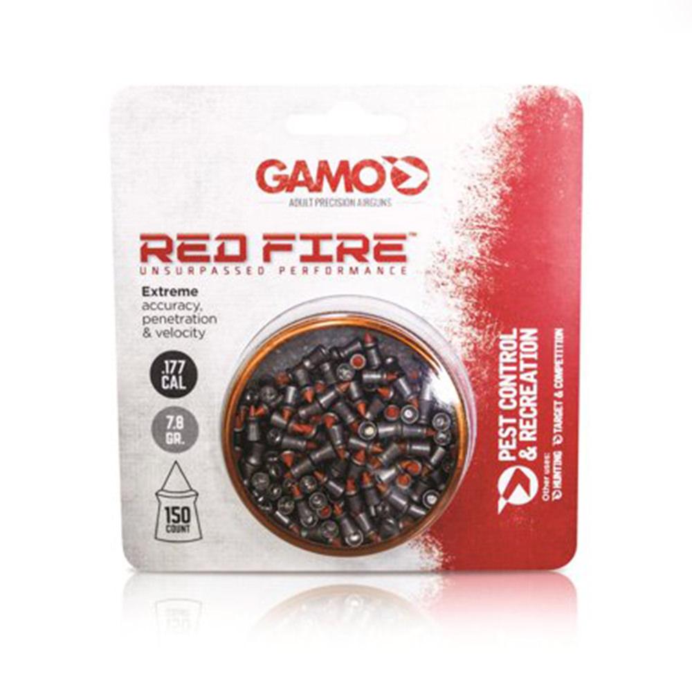 Bullseye North Gamo Red Fire Airgun Pellets, .177 Caliber, Tin of 150