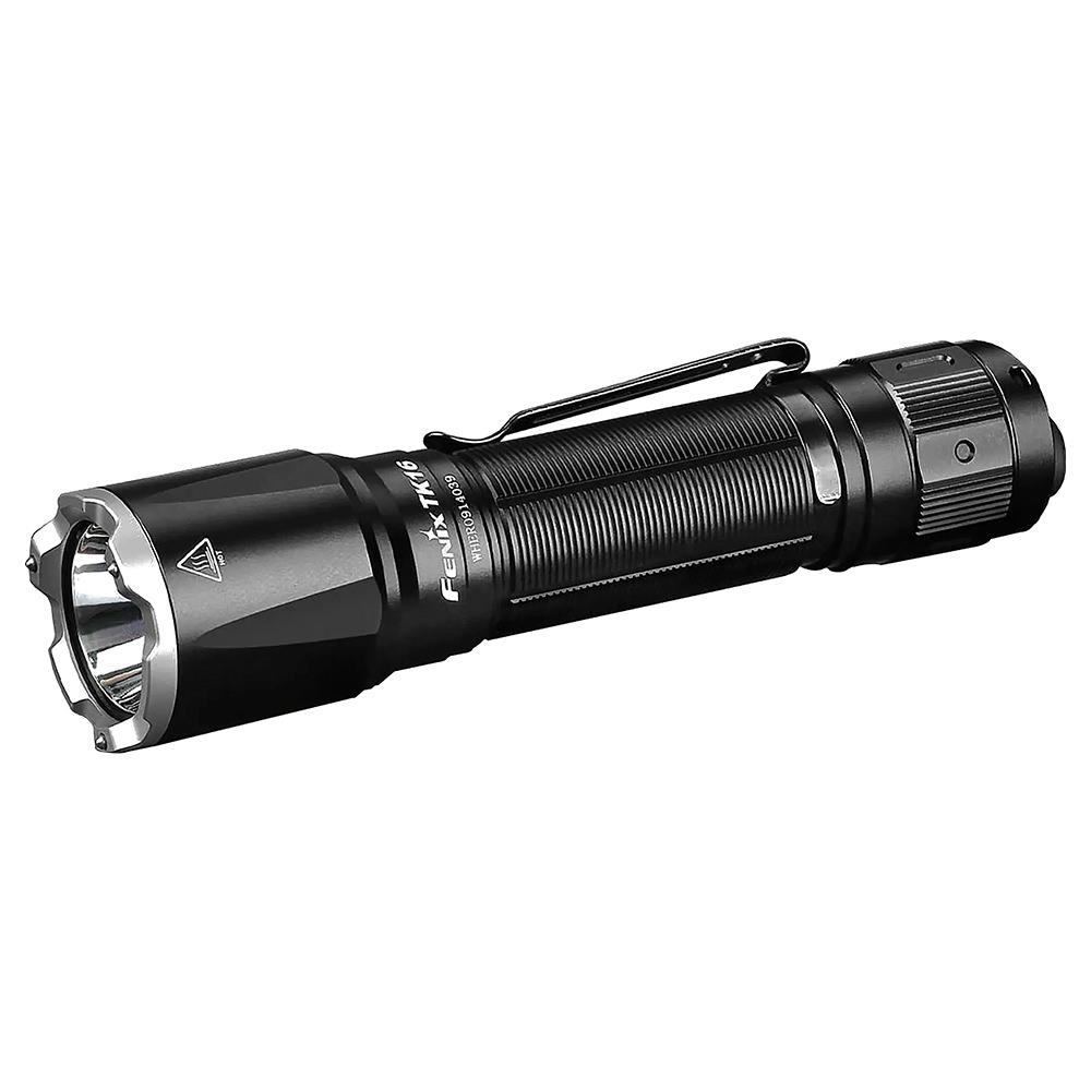  Fenix Tk16 V2 Flashlight Led With Rechargeable Lithium Battery Aluminum Black