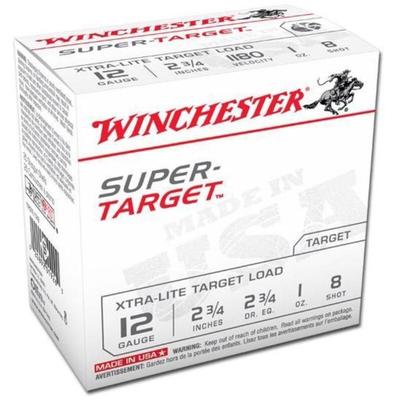 Winchester Super-Target Ammo 12 Gauge #8 1oz 2.75
