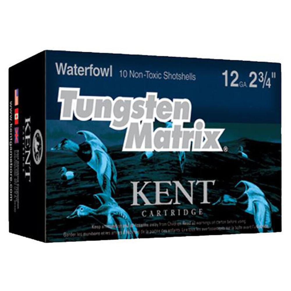 Bullseye North Kent Cartridge Tungsten Matrix, Waterfowl, 12 Gauge, 2.75" 3, 11/4 oz, 1400