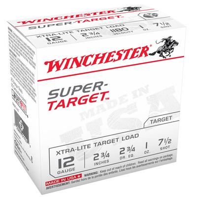 Winchester Super-Target Ammo 12 Gauge #7.5 2.75