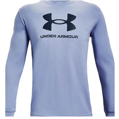 Under Armour Men's UA Sportstyle Logo Long Sleeve, Blue