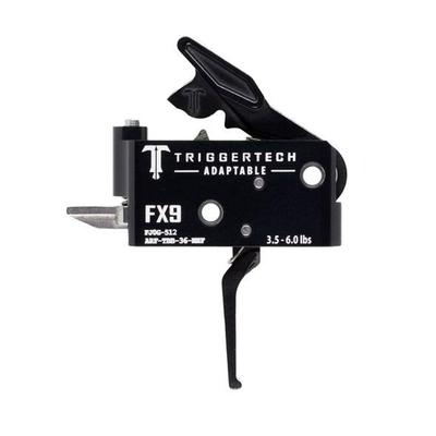 TriggerTech FX-9 Adaptable (3.5-6 lbs) Short Two Stage Straight Flat Trigger
