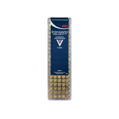 CCI Standard Velocity Ammo .22LR 40gr LRN - Case, 5000 Rounds