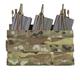Warrior Assault Systems Detachable Triple Molle Open Pouch Clip Multi Cam