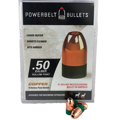 CVA Powerbelt Muzzleloading Bullets 50 Cal. 295 Grain - 15 Pack
