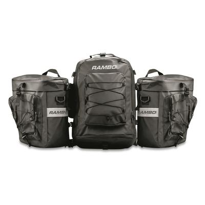 Rambo Bikes Triple Accessory Saddle Bags, 3 Piece