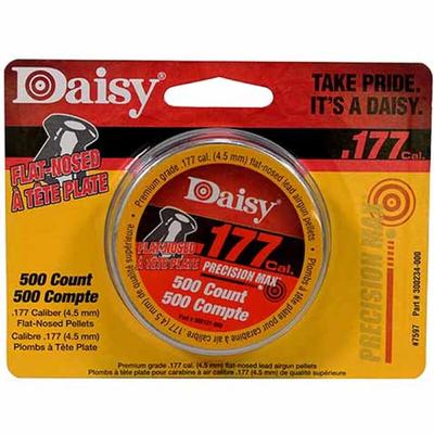 Daisy Pellets .177 Caliber 7.72 Grains Flat Nose - Tin of 500