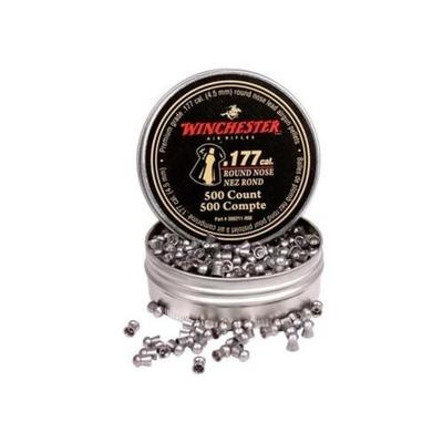 Winchester Round Nose .177 Caliber Pellets - Tin of 500