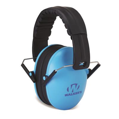 Walker's Kid Passive Folding Earmuff 23dB, Blue