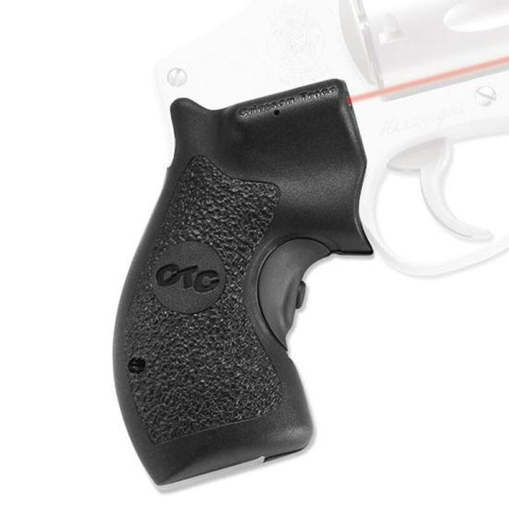  Crimson Trace Lasergrip S & W J Frame Round Butt Revolver Polymer Black Lg- 105
