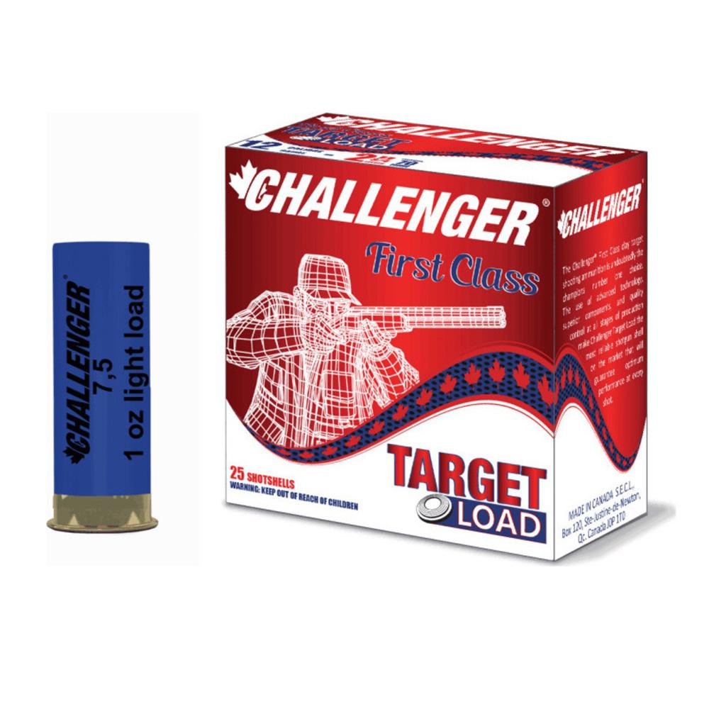  Challenger Target Load Shotgun Ammo 12 Gauge 2.75 