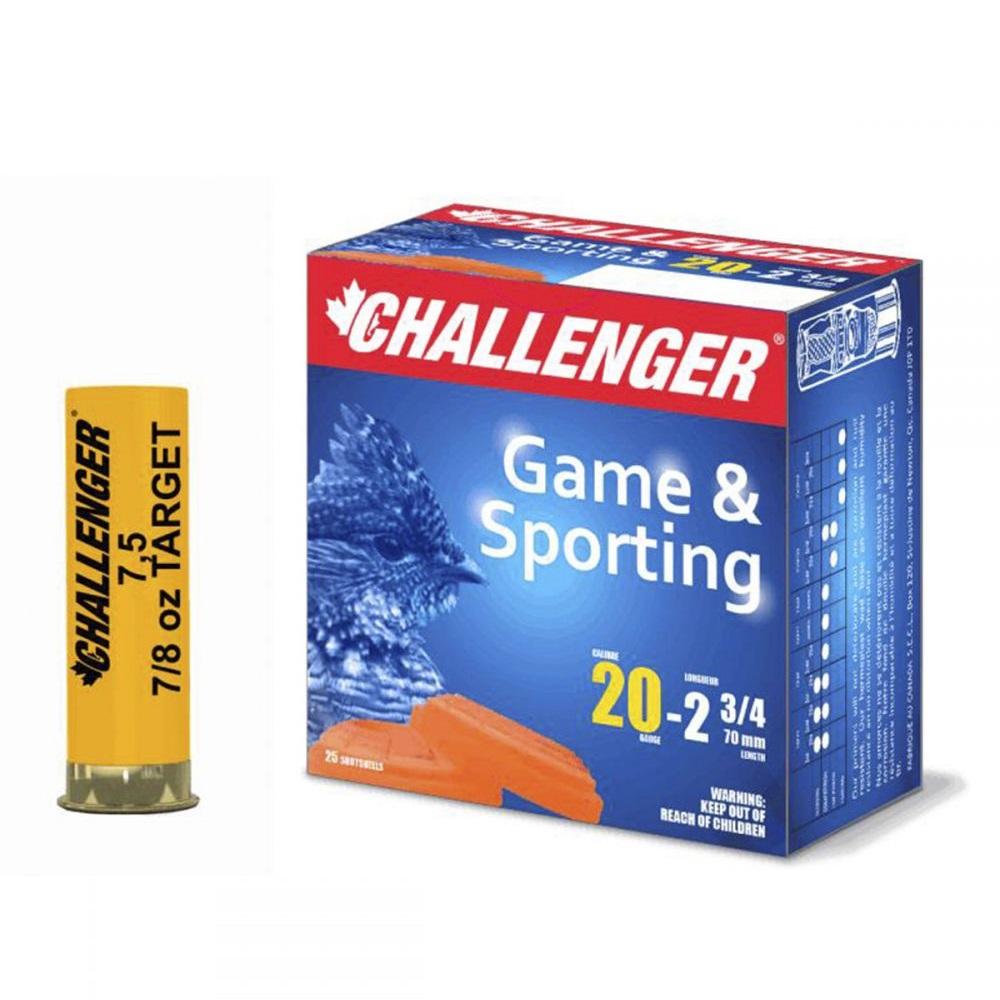  Challenger Target Ammo 20 Gauge 2- 3/4 