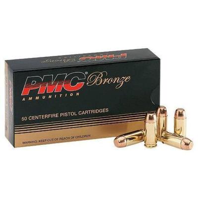 PMC Bronze Ammunition .40 S&W 180 Grain FMJ-FP - Box of 50