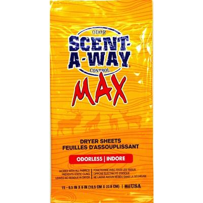 Hunters Specialties Scent-A-Way® Max Dryer Sheets, Odorless