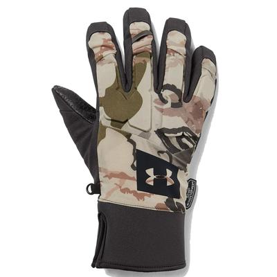 Under Armour Men's Mid Season Hunt Gloves Barren Camo / Charcoal