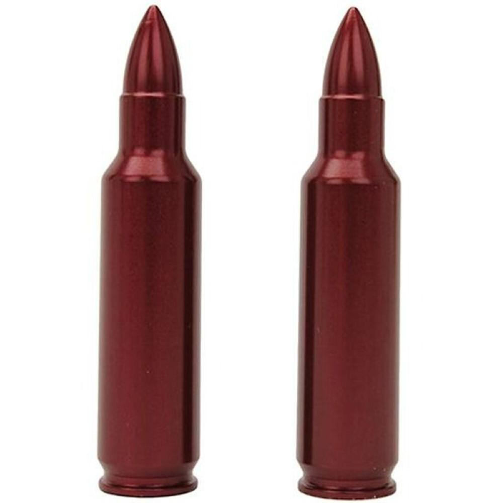  A- Zoom 7mm- 08 Rem Snap Caps Aluminum Red - 2 Pack