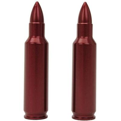 A-Zoom 7mm-08 Rem Snap Caps Aluminum Red - 2 Pack