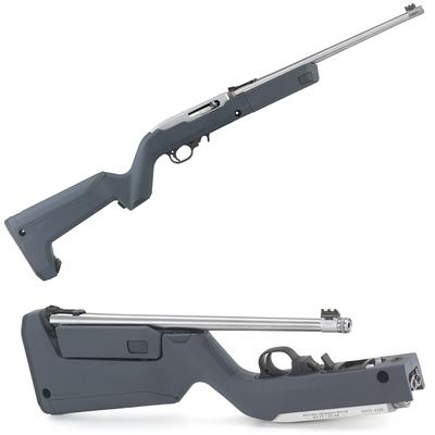 Ruger 10/22 Magpul X-22 Backpacker Takedown 22 LR 16“ Stainless Rifle Stealth Gray
