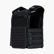 Premier Body Armor Core Plate Carrier with Level IIIA Cummerbund Ballistic Soft Armor Plate (Hard Plates Sold Separate) Black