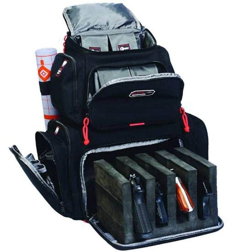  Gps Freestanding Handgunner Backpack Canvas Visual Id Storage System Black 1711bp