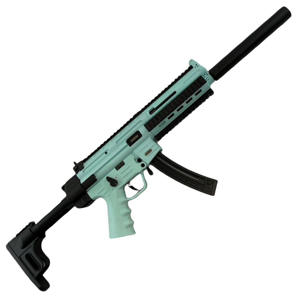 Bullseye North GSG16 SemiAuto Rifle Mint Green 22LR 16.25 Bullseye North GSG16 SemiAuto Rifle Mint Green 22LR 16.25