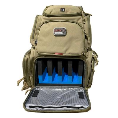 GPS Handgunner Backpack w/Cradle For 4 Handguns, Tan