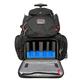  Gps Rolling Handgunner Backpack W/Cradle- 4 Handgun, Black