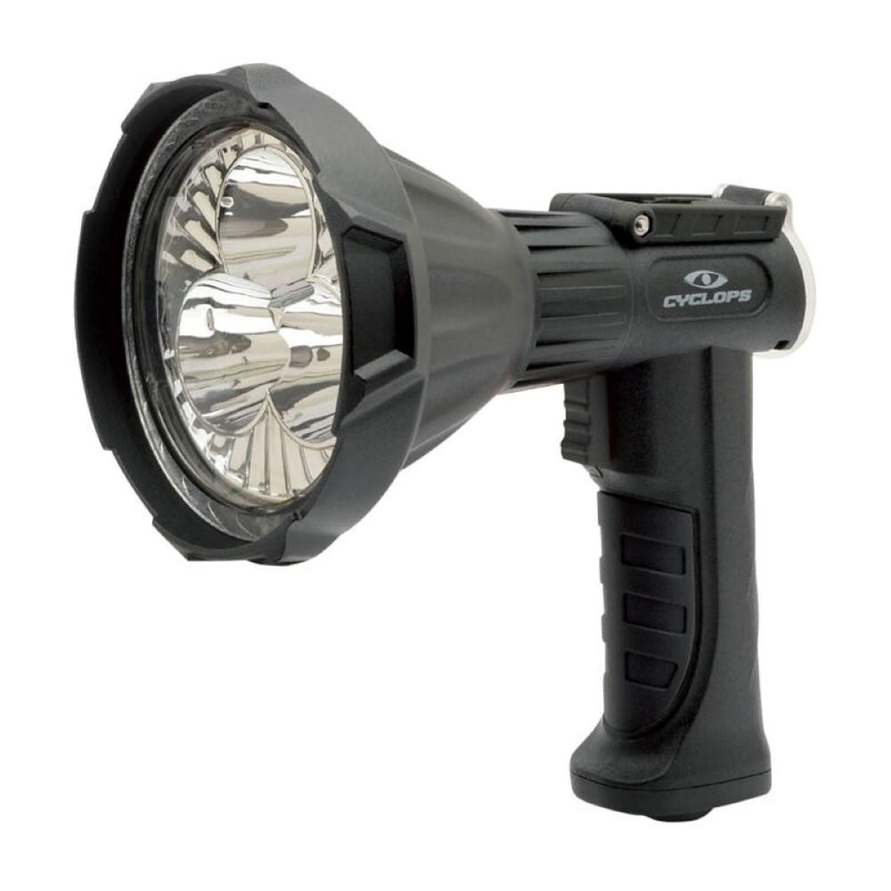  Cyclops Rs 4000 Cree Led Black Rechargeable Lithium Spotlight 4000 Lumens