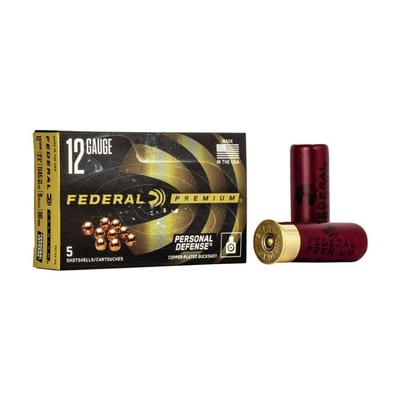 Federal Premium Personal Defense 00 Buck 12 Gauge, 5 Rounds