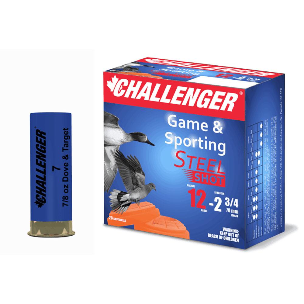  Challenger Dove & Target Steel Shot 12ga 2- 3/4 