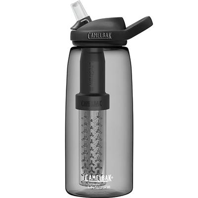 Camelbak Eddy 1L / 32oz Bottle Filtered by LifeStraw, Tritan™ Renew Plastic