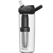 Camelbak Eddy 0.6L / 20oz Filtered by LifeStraw, Tritan™ Renew Plastic Clear