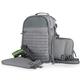  Savior Equipment S.E.M.A.compact Mobile Arsenal Backpack W/3x Lockable Pistol Cases Grey
