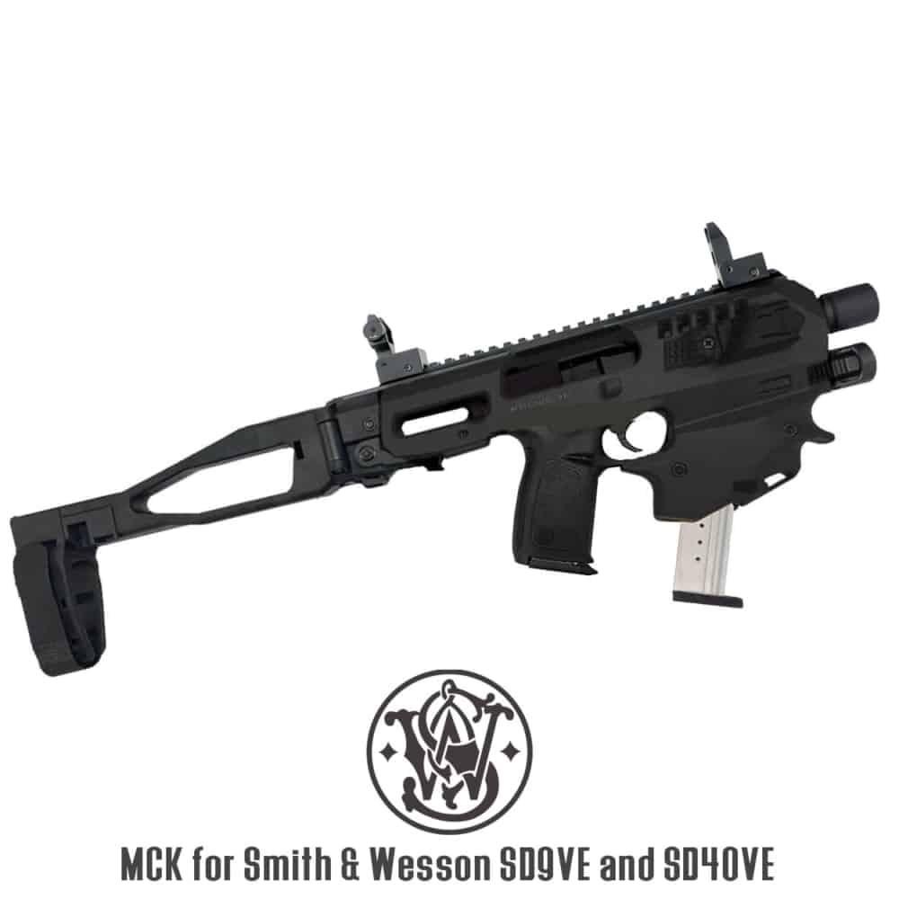  Caa Smith & Wesson Sd9ve/Sd40ve Micro Conversion Kit, Black