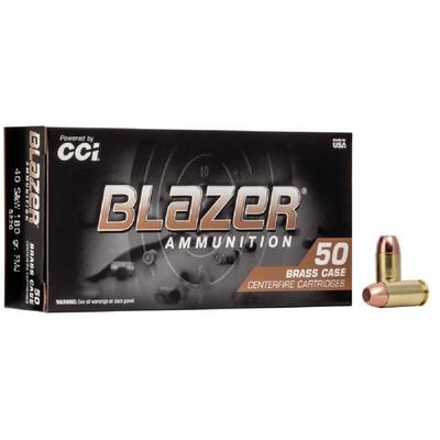 CCI Blazer Brass 40 S&W 180 GR FMJ Case of 1000