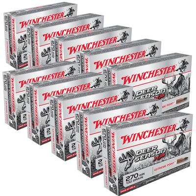 Winchester Deer Season XP .270 Win 130gr Extreme Point Case of 10 Boxes - 200rd