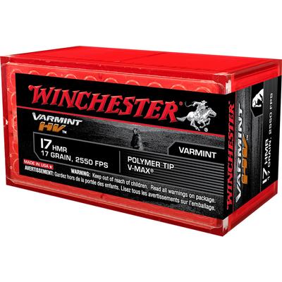 Winchester Varmint HV .17HMR 17gr V-Max, Box of 50