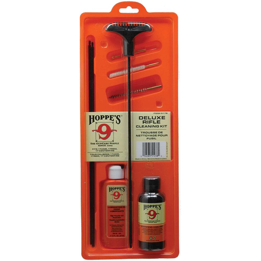 Bullseye North Hoppe's No. 9 Cleaning Kit w/ Steel Rod, .17/.204 cal Rifle