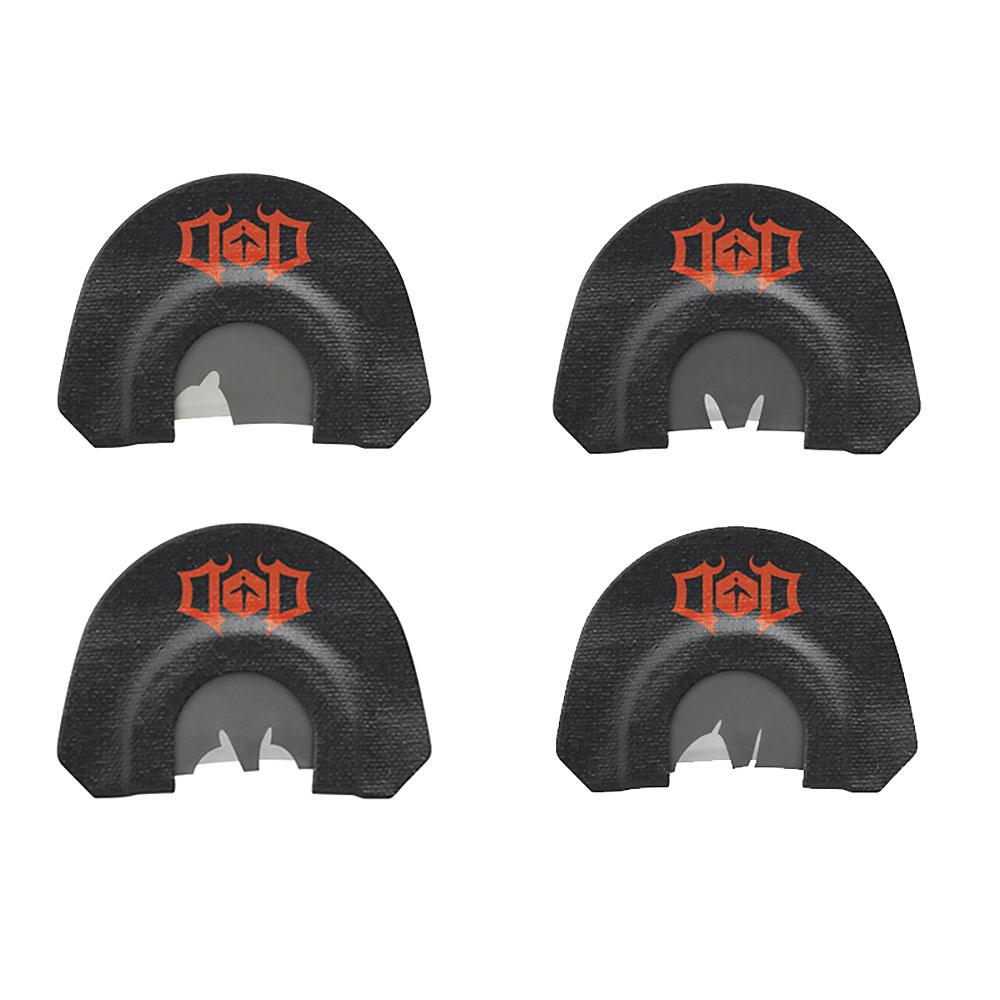 Bullseye North Hunters Specialties Drury Outdoors Signature Tongue Series Mouth Turkey Calls 4pak