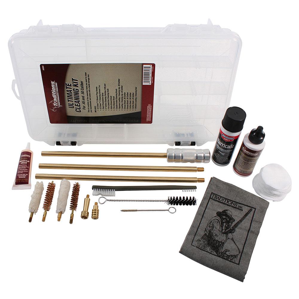  Traditions Ultimate .45 /.50cal Muzzleloader Cleaning Kit W/Plano Box