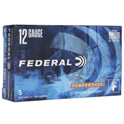 Federal Power-Shok Buckshot 12ga 2-3/4