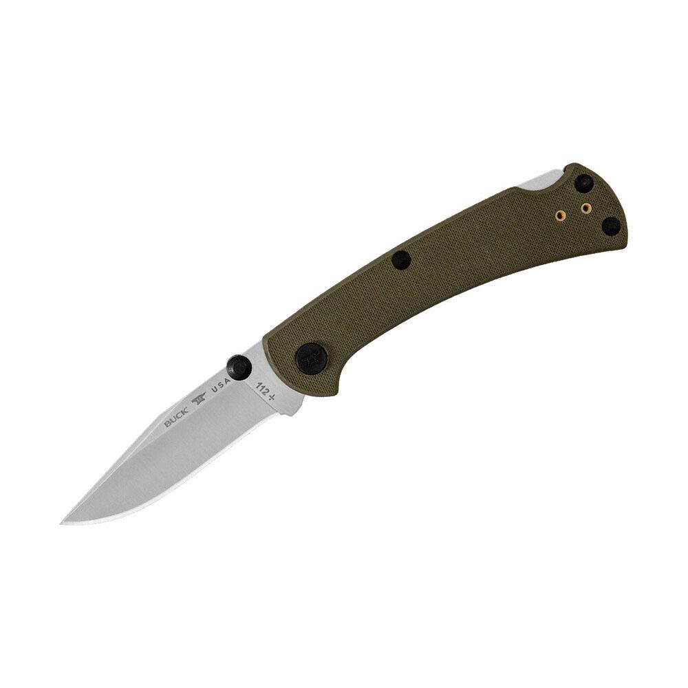  Buck Knives 112 Slim Pro Trx Knife, Od Green