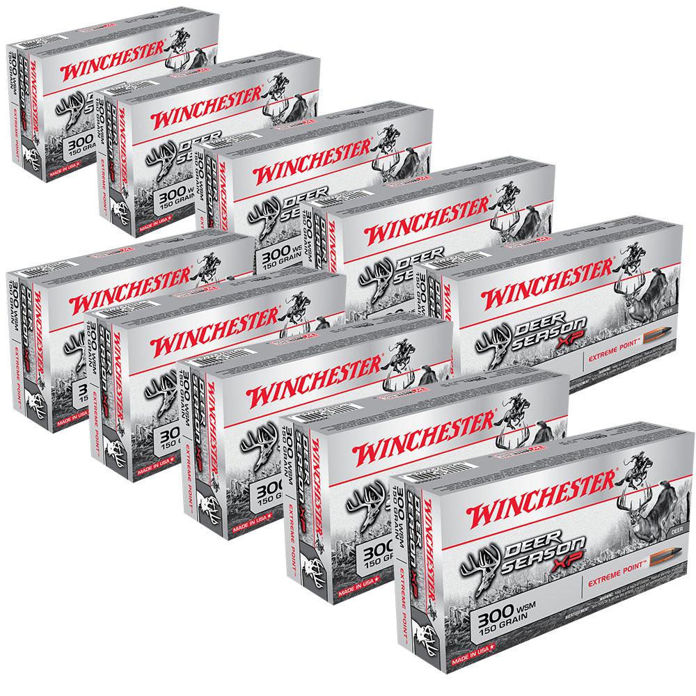  Winchester Deer Season Xp .300 Wsm 150gr Extreme Point Case Of 10 Boxes - 200rd