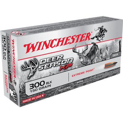 Winchester Deer Season XP .300 BLK 150gr Extreme Point, Box Of 20
