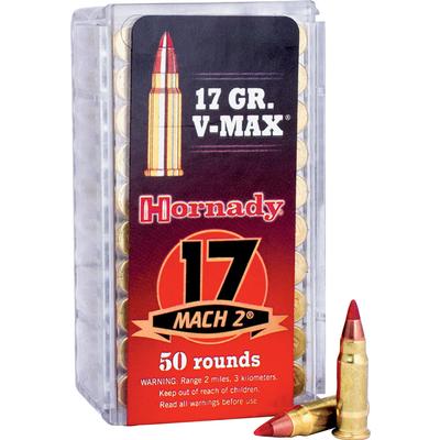 Hornady Varmint Express .17 HM2 17gr V-Max Ammo, Box of 50