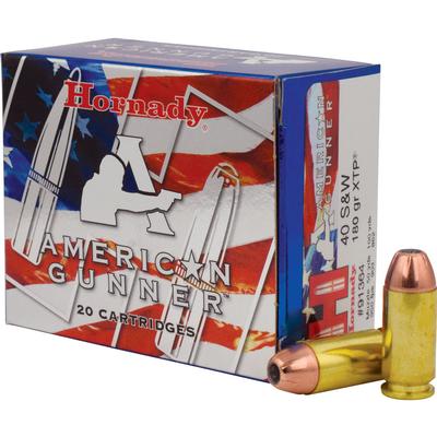 Hornady American Gunner .40 S&W 180gr XTP Box of 20