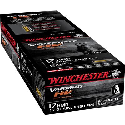 Winchester Varmint HV .17HMR 17gr V-Max Case of 20 Boxes - 1000rd