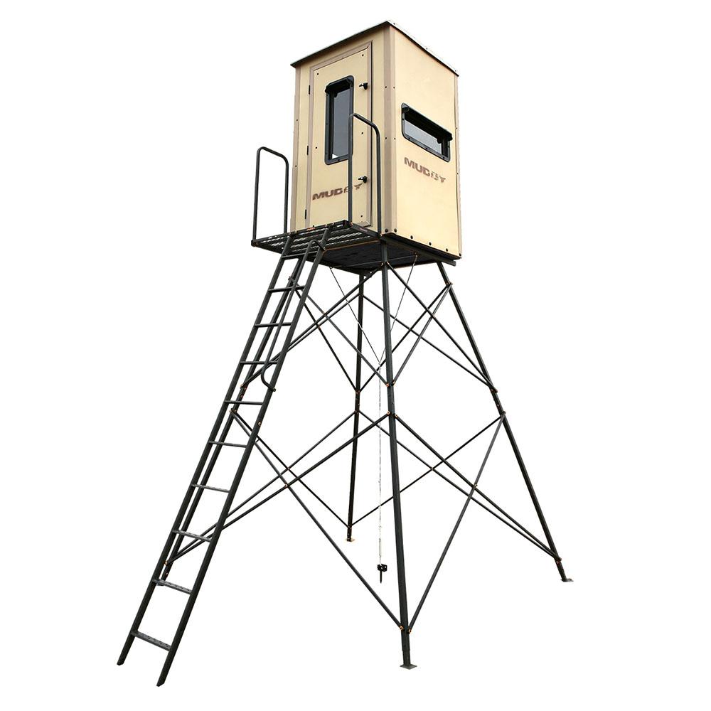  Muddy Outdoors Gunner Box Blind W/Deluxe 10 ' Tower